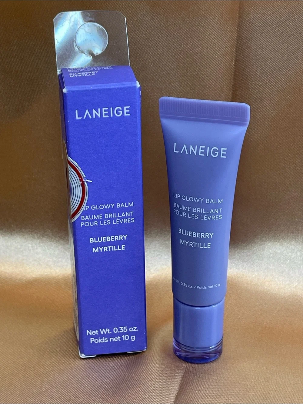 LANEIGE Lip Glowy Balm Blueberry 0.35 oz - NIB